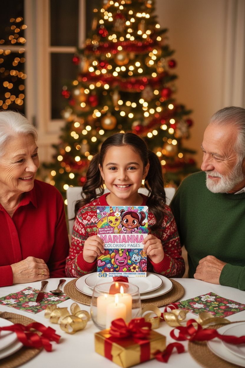 Marianna Christmas coloring pages gift