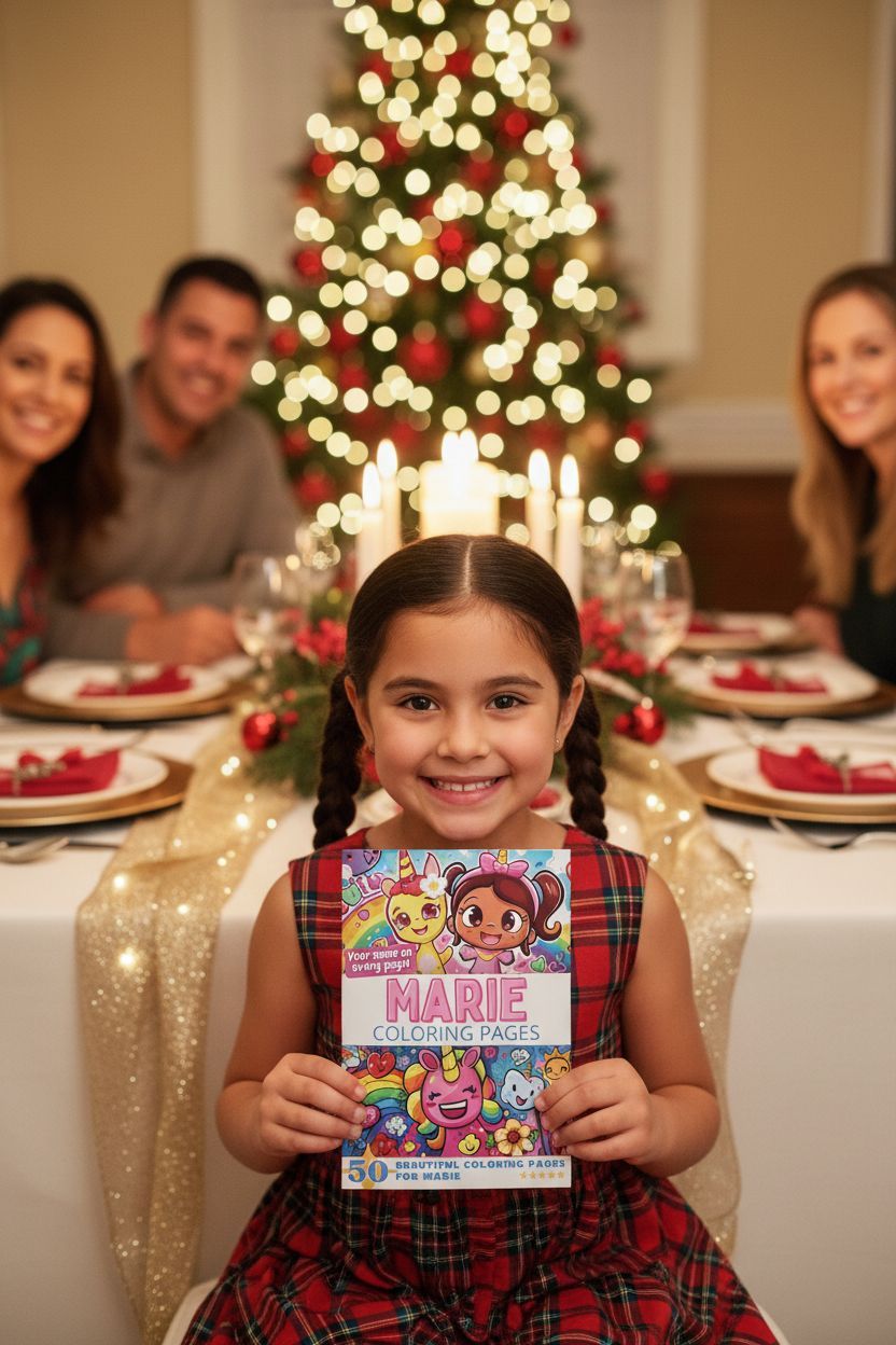 Marie Christmas coloring pages gift