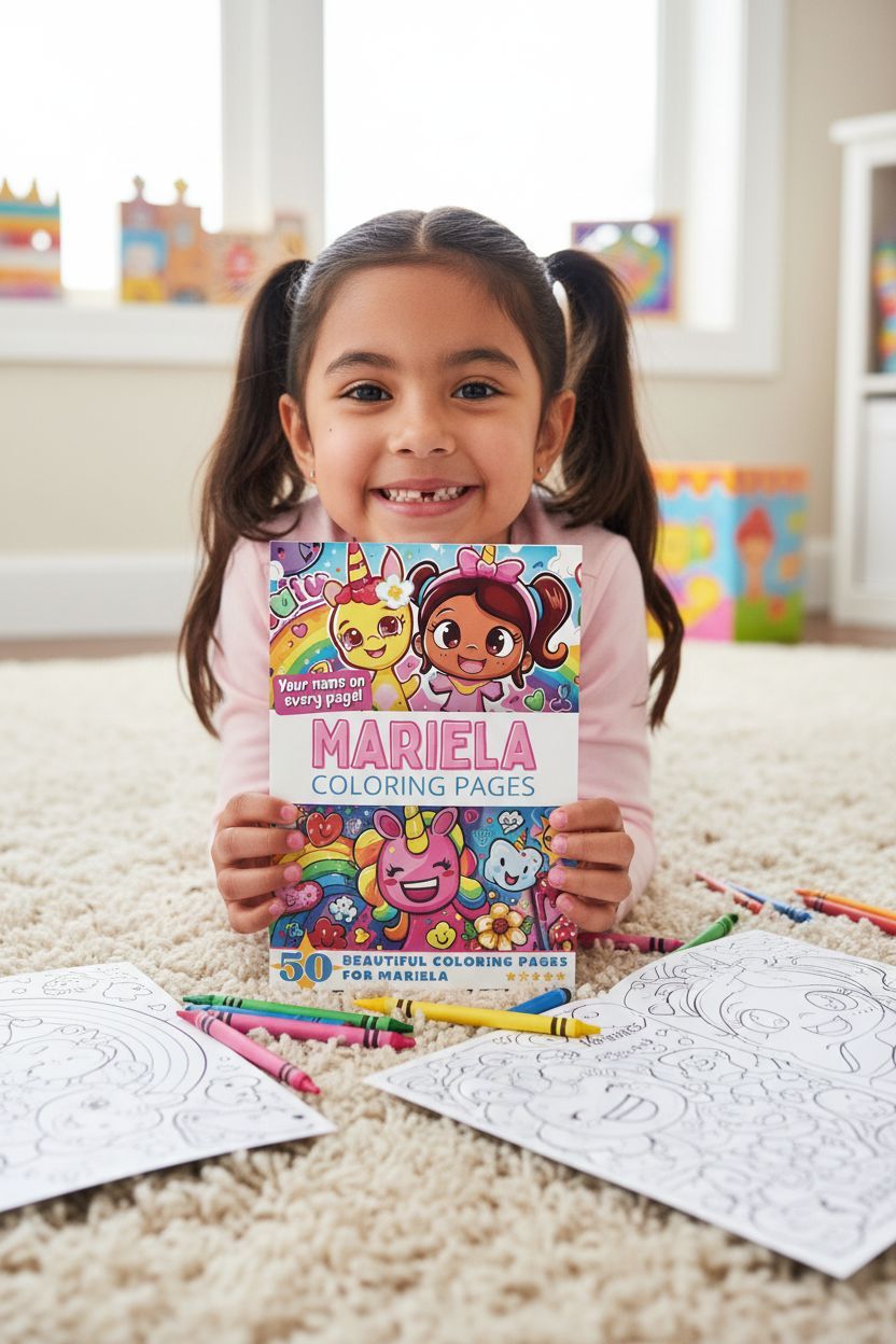 Mariela personal coloring pages