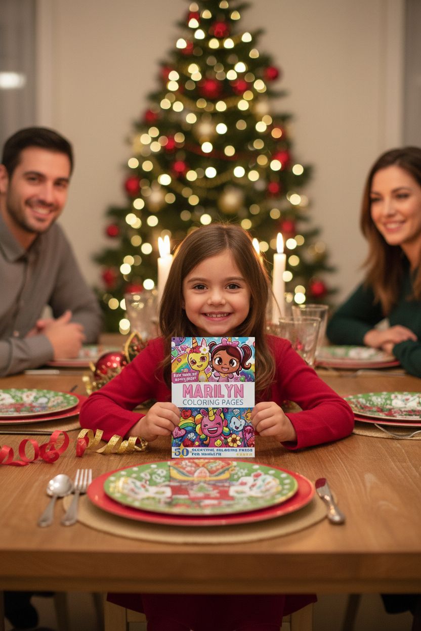 Marilyn Christmas coloring pages gift