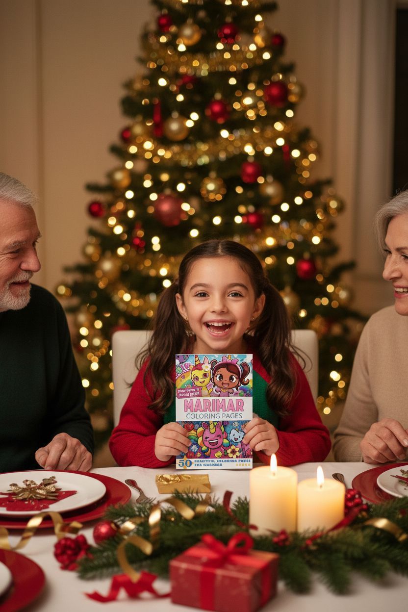 Marimar Christmas coloring pages gift