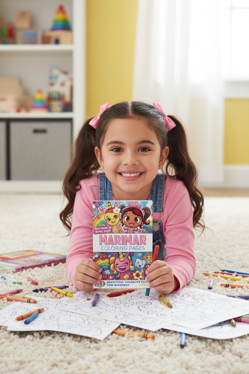 Marimar personal coloring pages