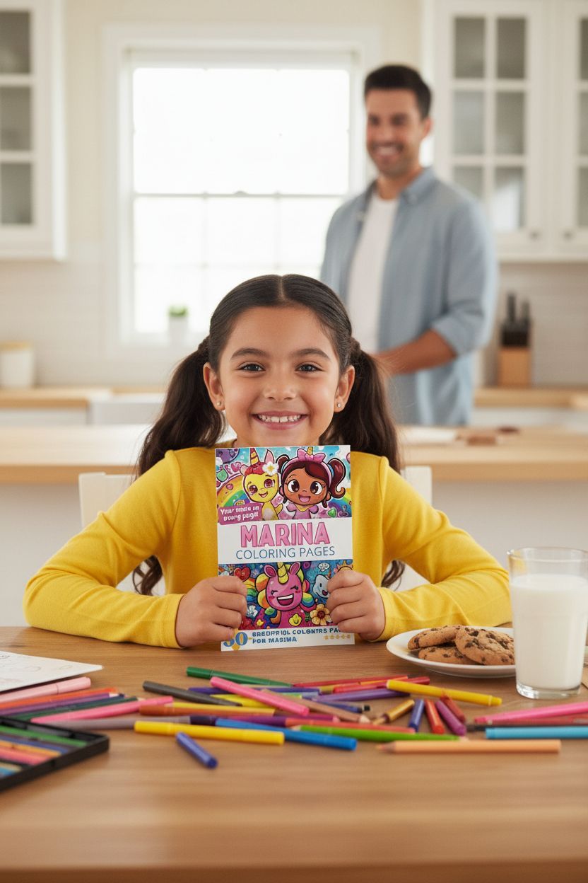 Marina personal coloring pages