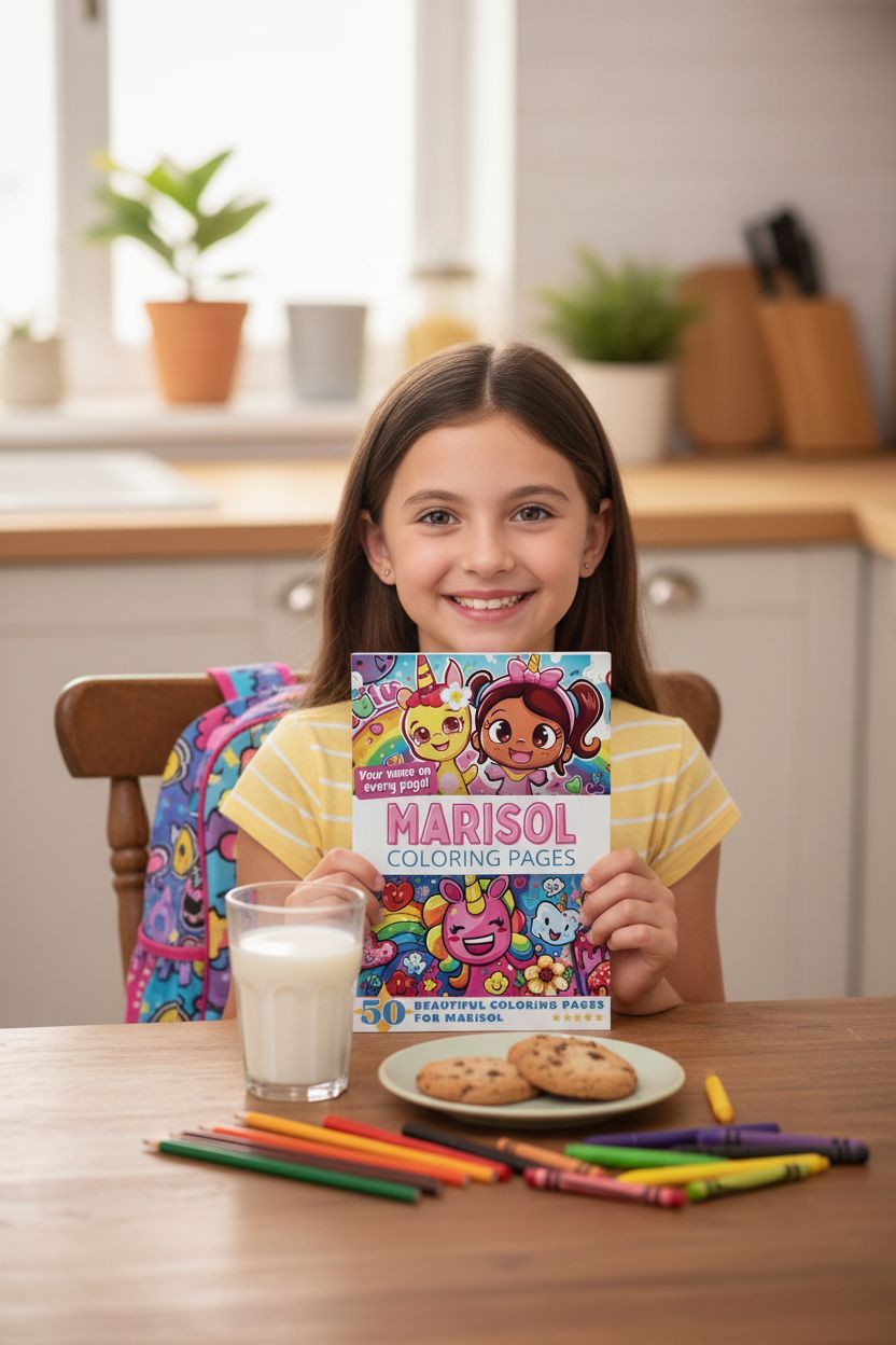 Marisol personal coloring pages