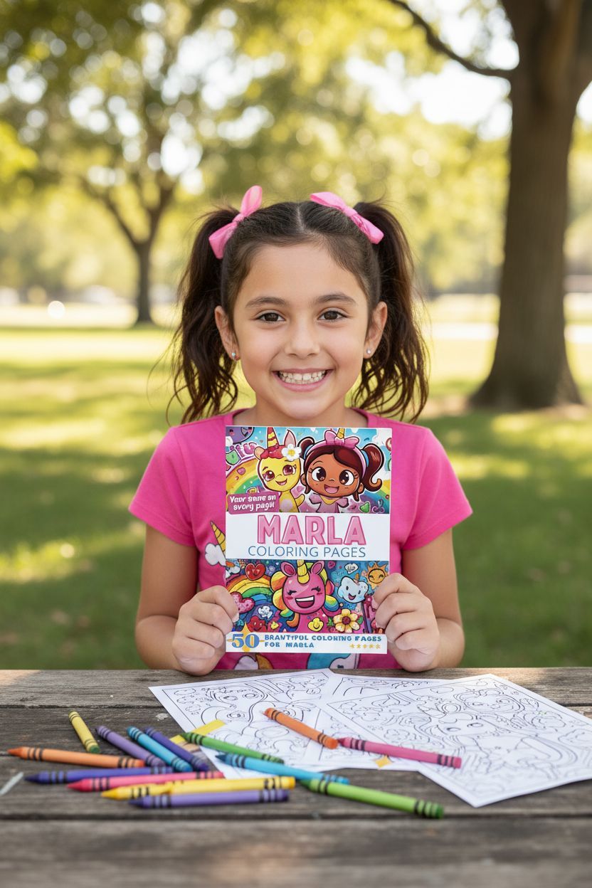 Marla personal coloring pages