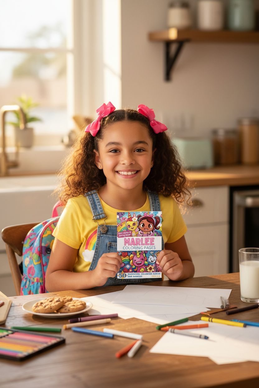 Marlee personal coloring pages