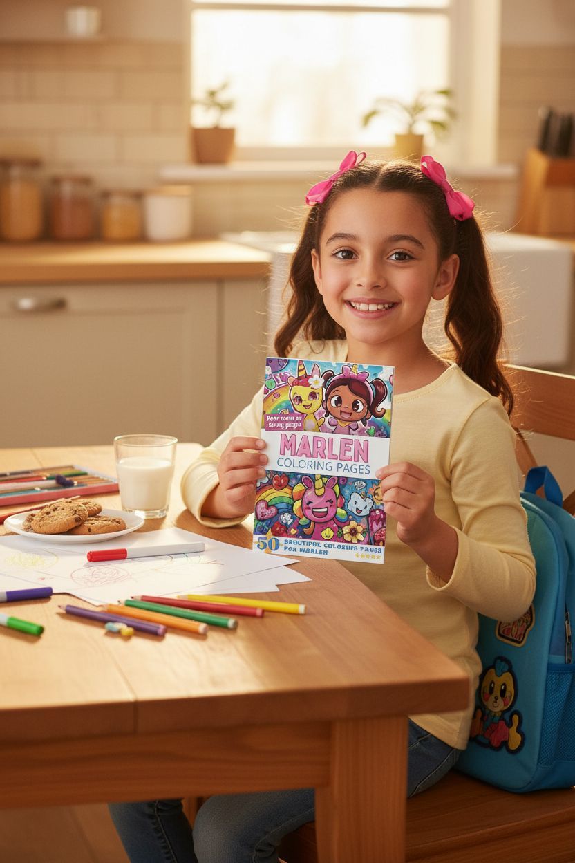 Marlen personal coloring pages