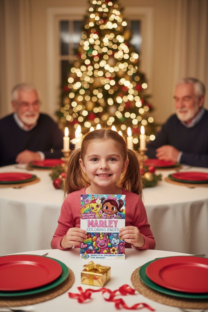 Marley Christmas coloring pages gift