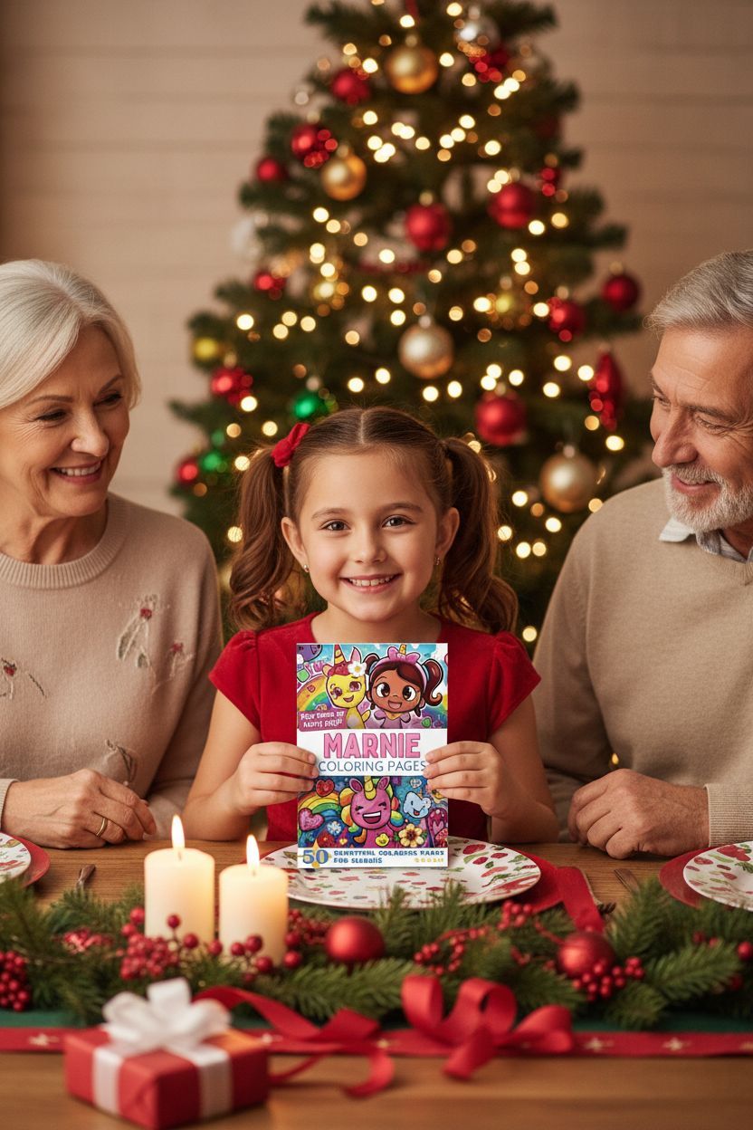 Marnie Christmas coloring pages gift