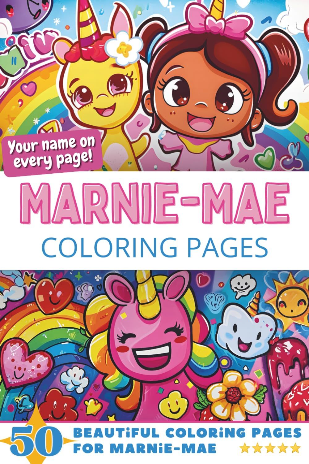 Marnie-Mae Coloring Book Cover