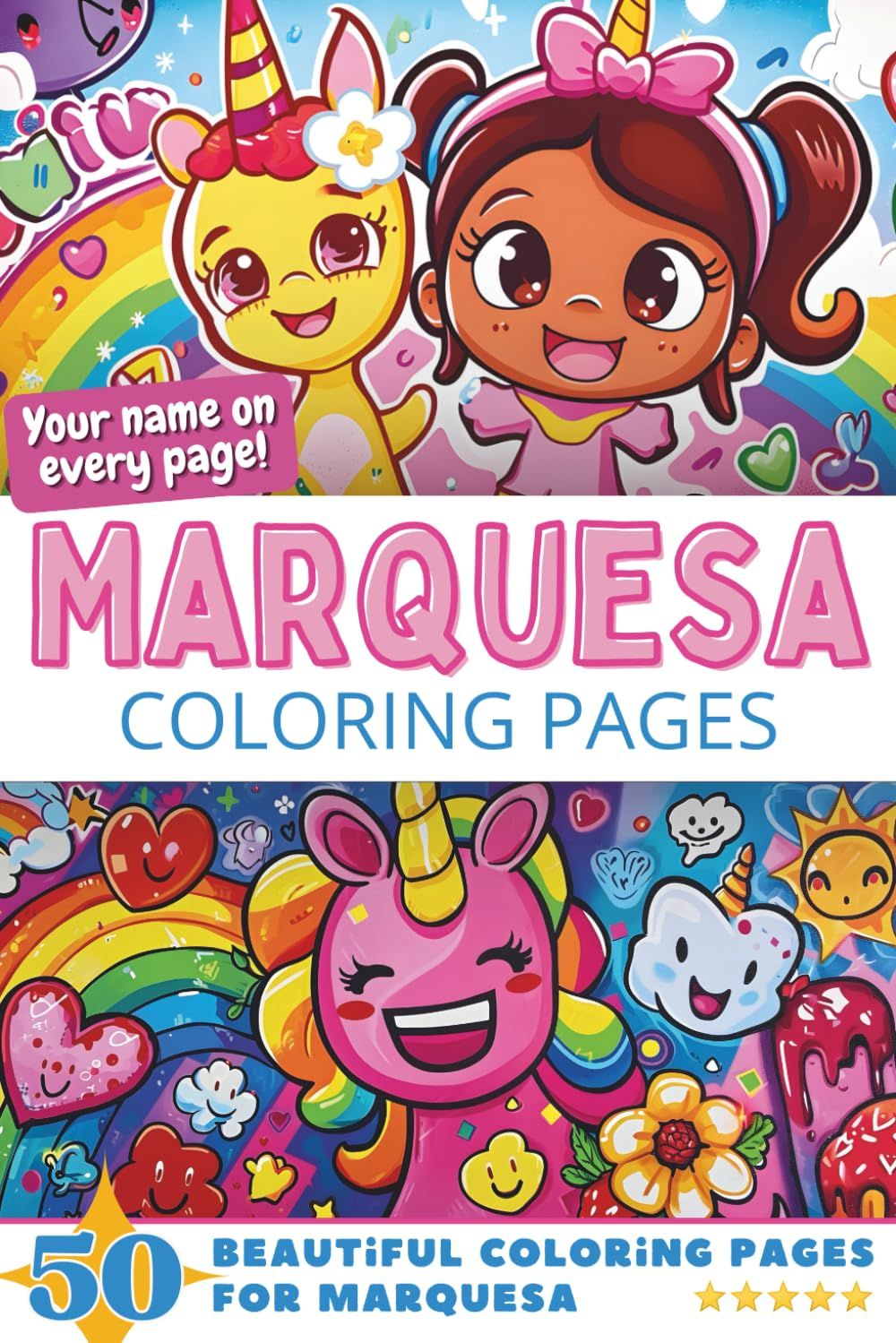 Marquesa Coloring Book Cover