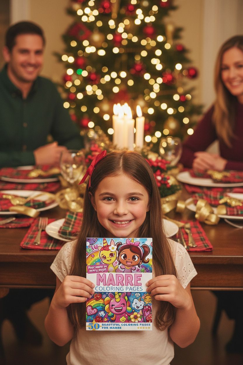 Marre Christmas coloring pages gift