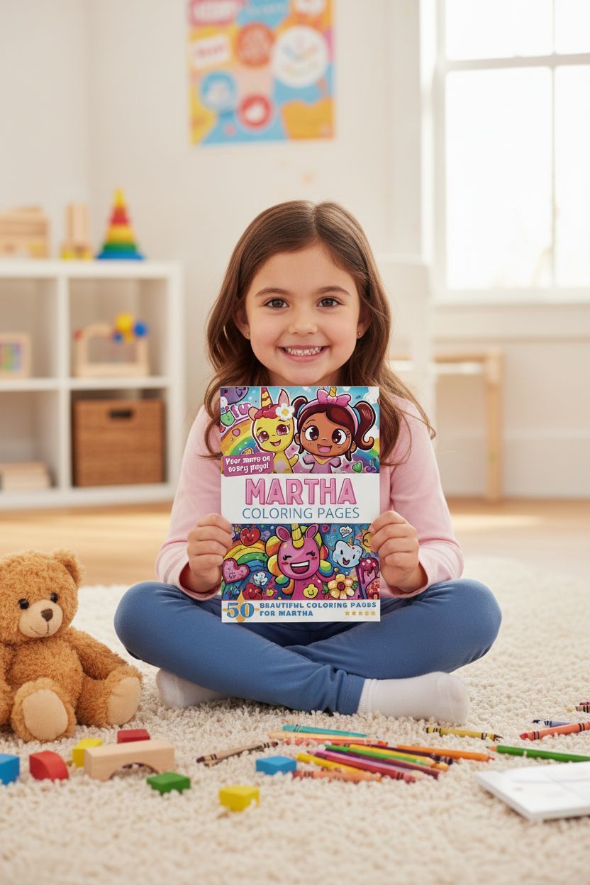 Martha personal coloring pages