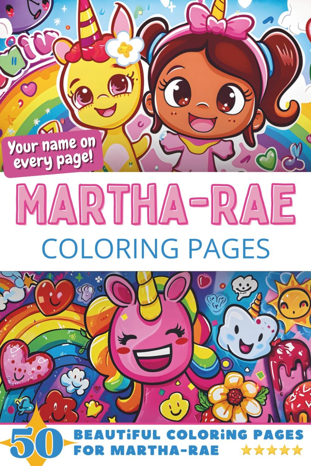 Martha-Rae Coloring Book Cover