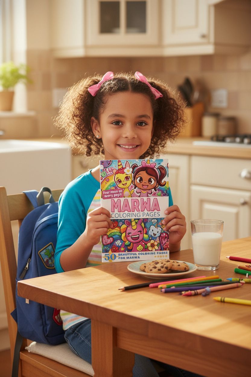 Marwa personal coloring pages