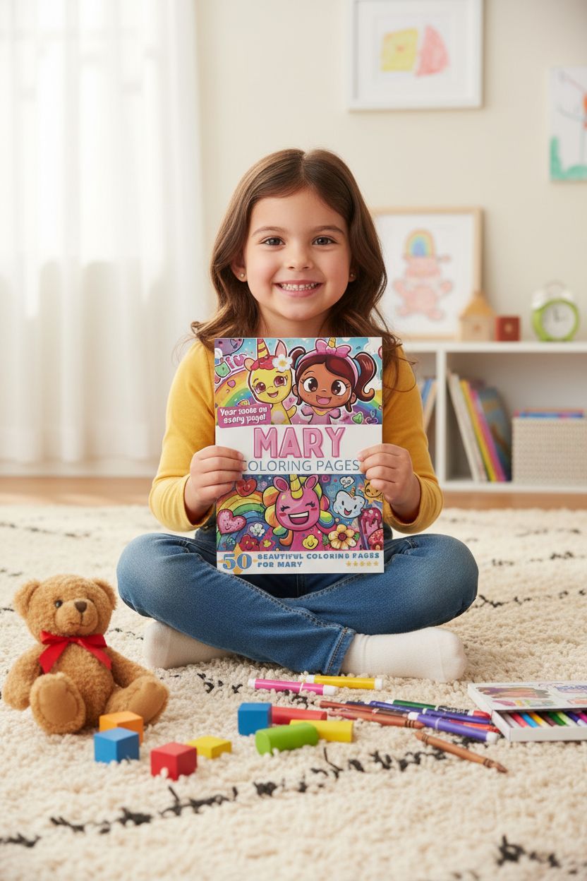 Mary personal coloring pages