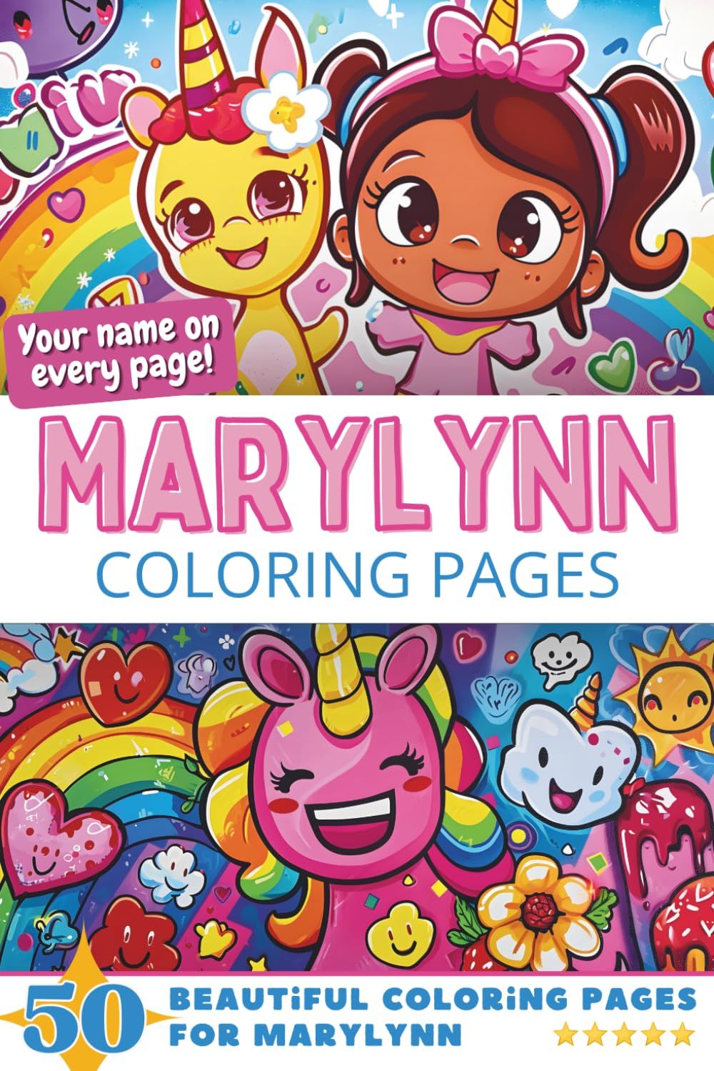 Marylynn Coloring Book Cover