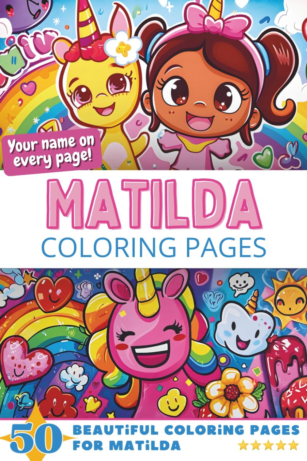 Matilda Coloring Book Cover