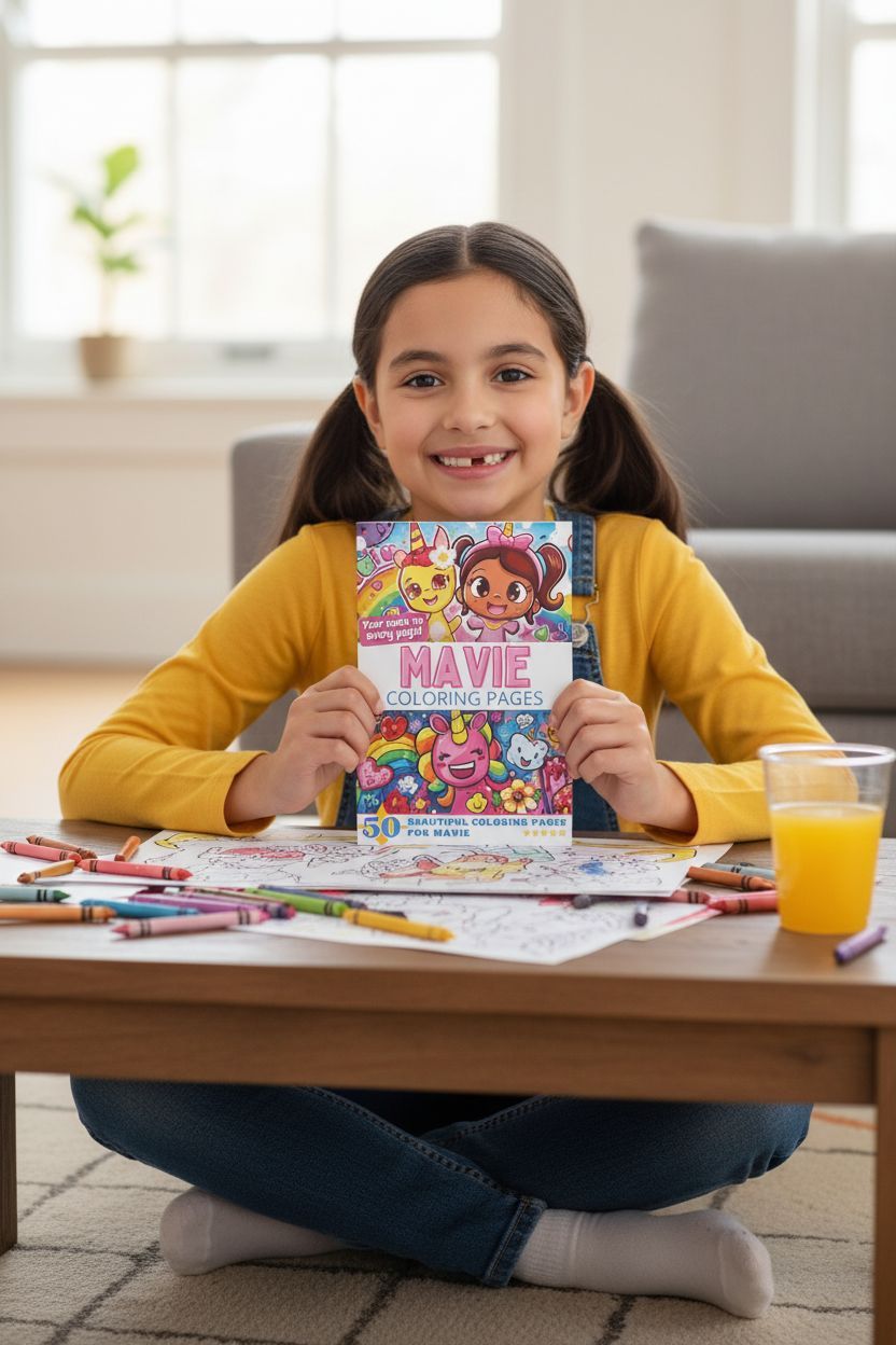 Mavie personal coloring pages