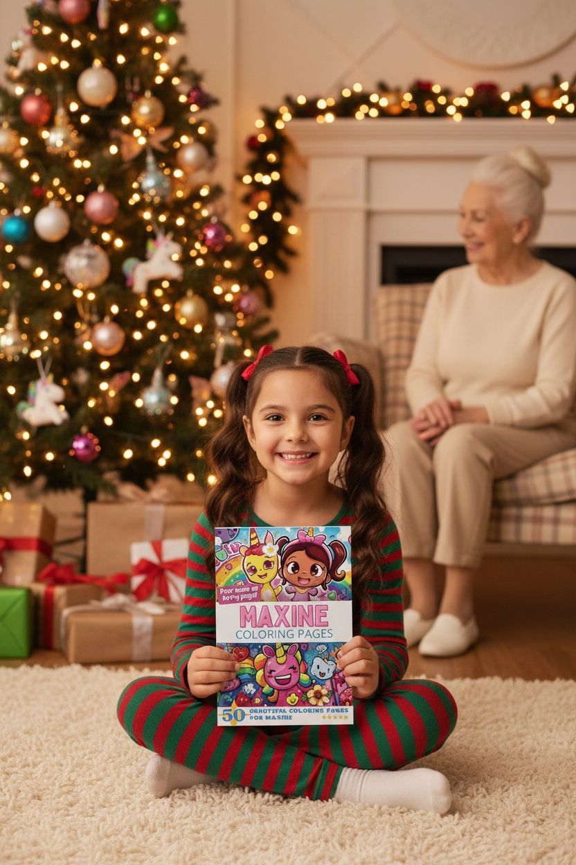 Maxine Christmas coloring pages gift