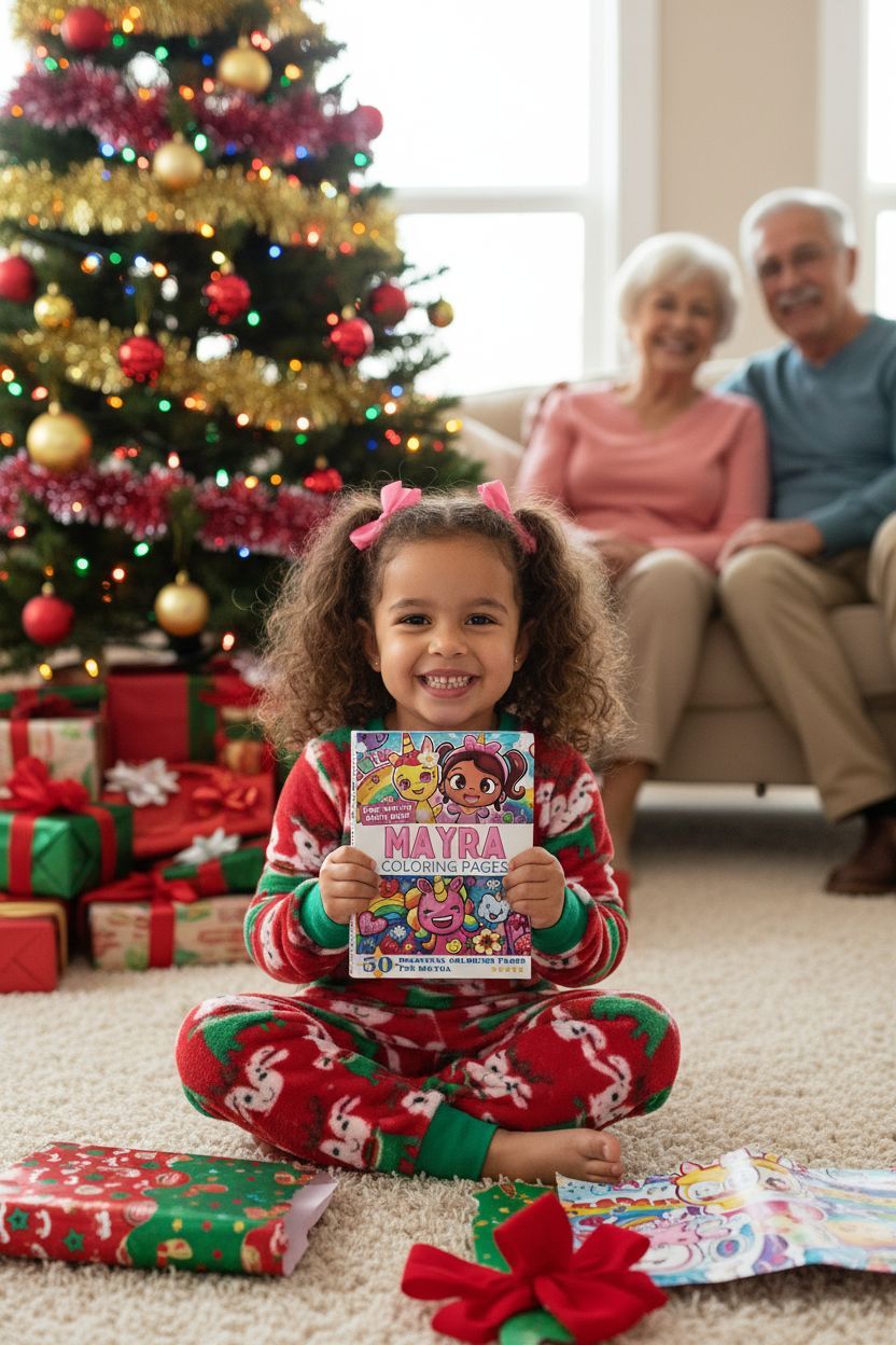 Mayra Christmas coloring pages gift