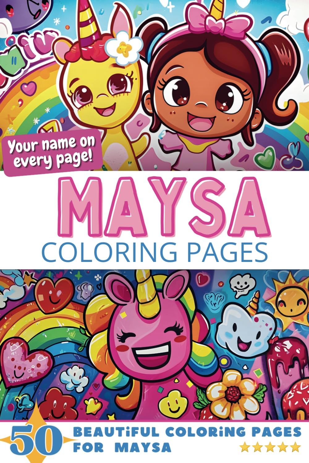 Maysa Coloring Book Cover