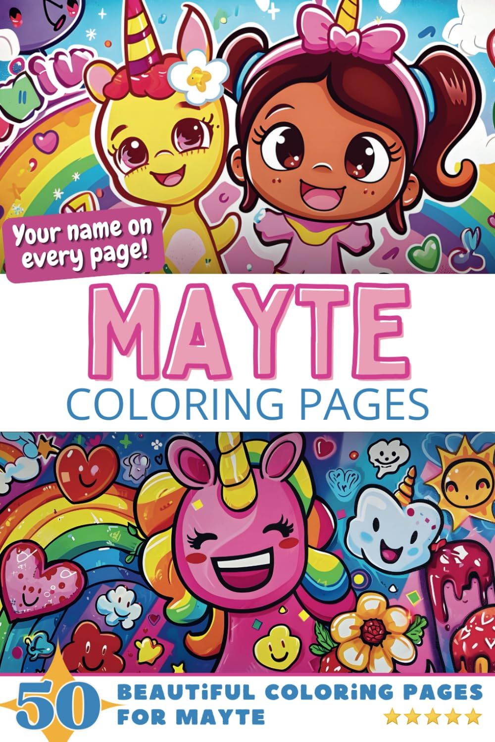 Mayte Coloring Book Cover