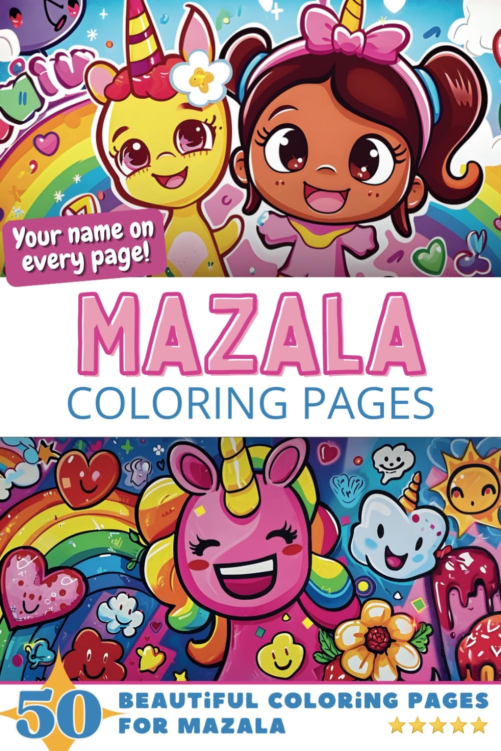 Mazala Coloring Book Cover