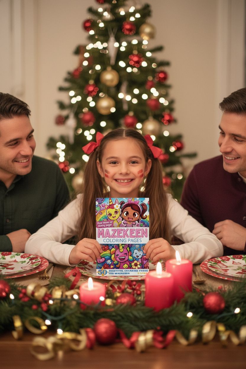 Mazekeen Christmas coloring pages gift