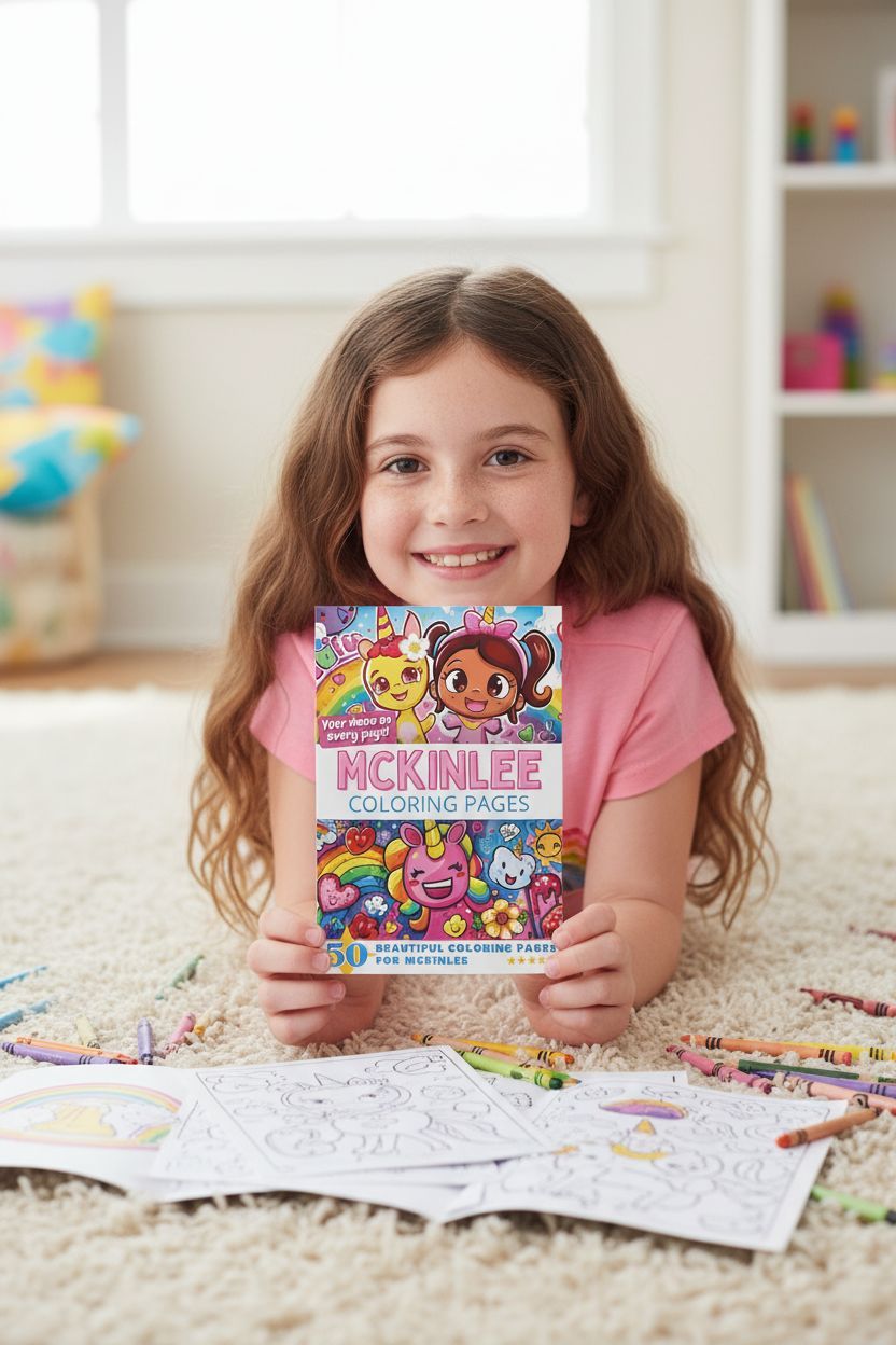 Mckinlee personal coloring pages