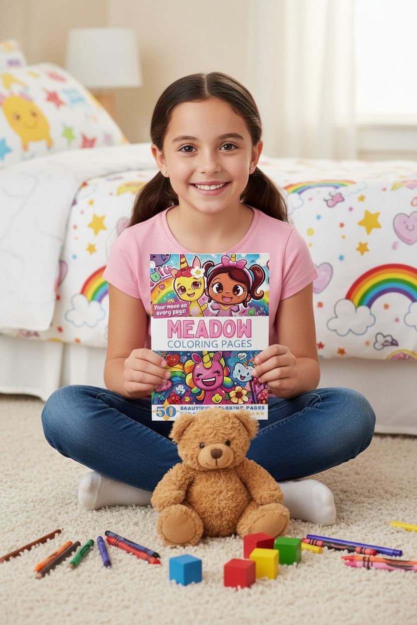 Meadow personal coloring pages