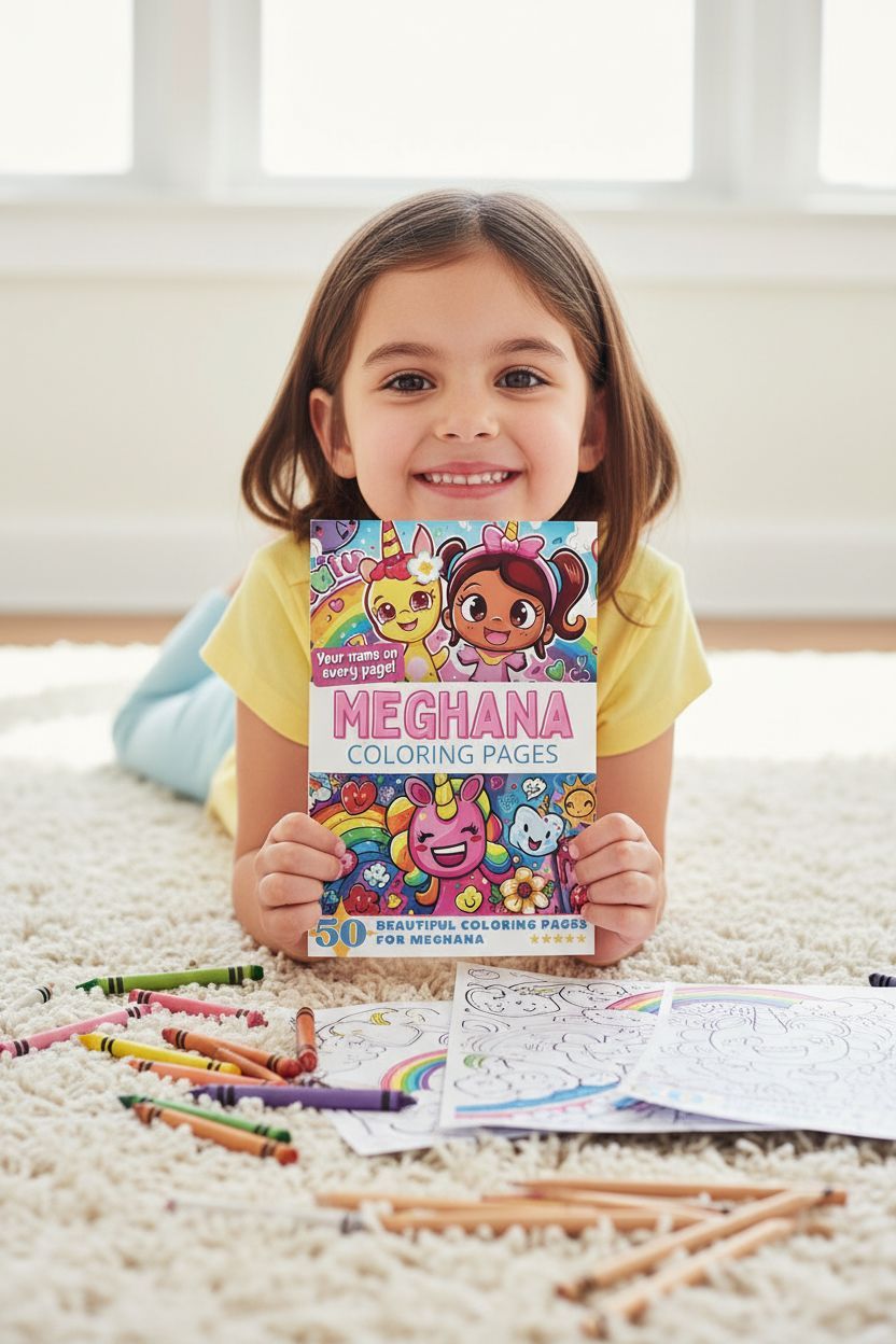 Meghana personal coloring pages