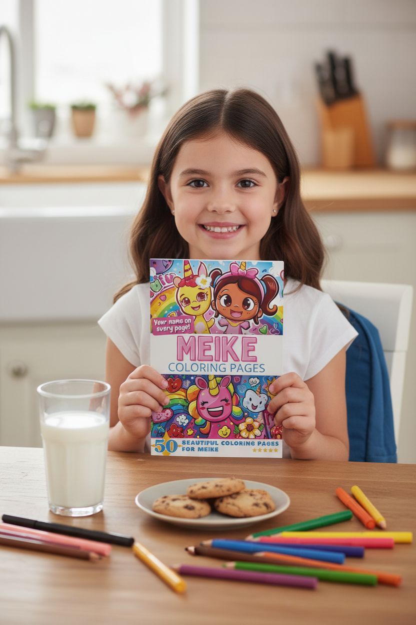 Meike personal coloring pages