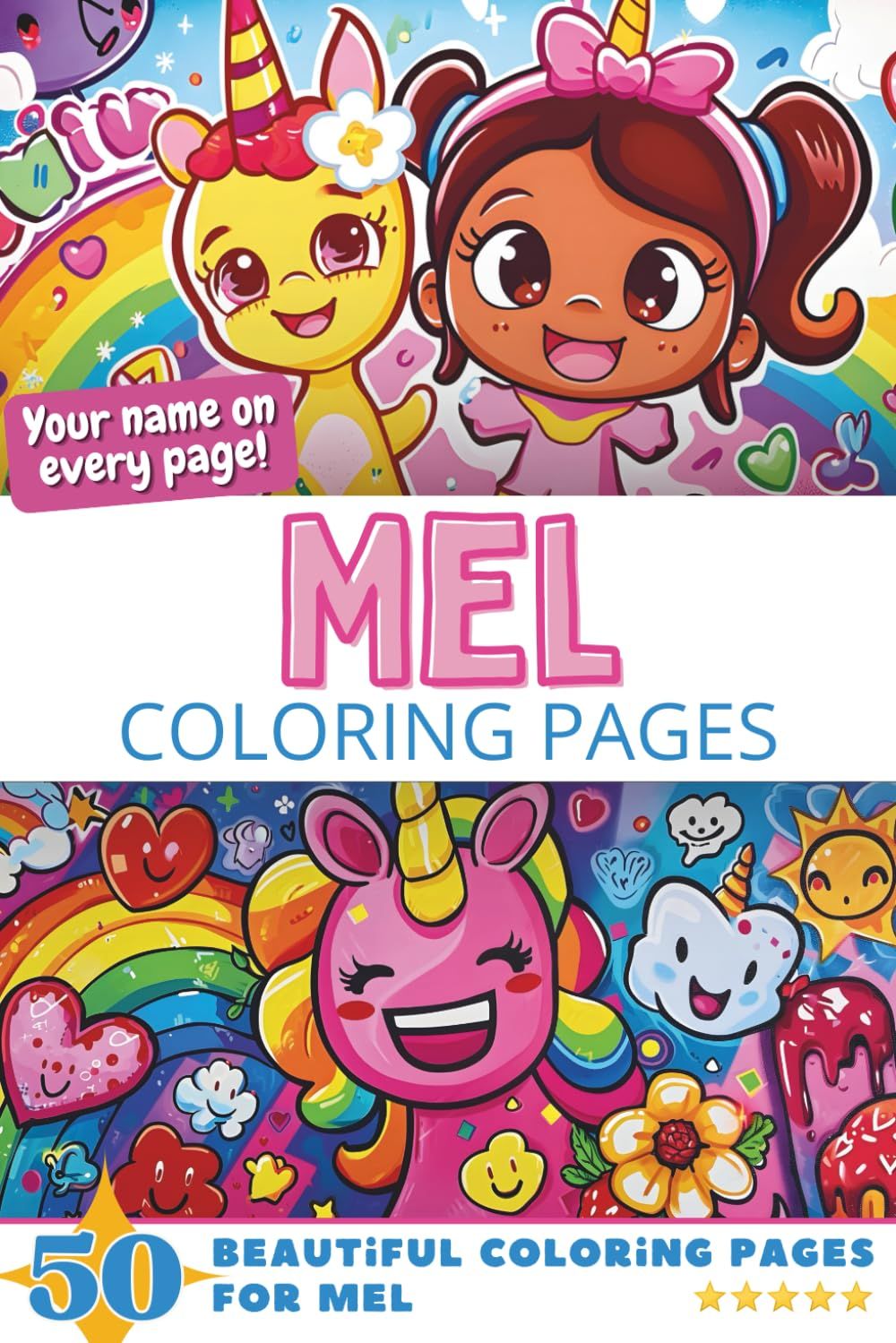 Mel Coloring Book Cover