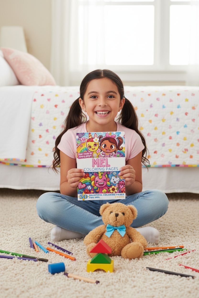 Mel personal coloring pages