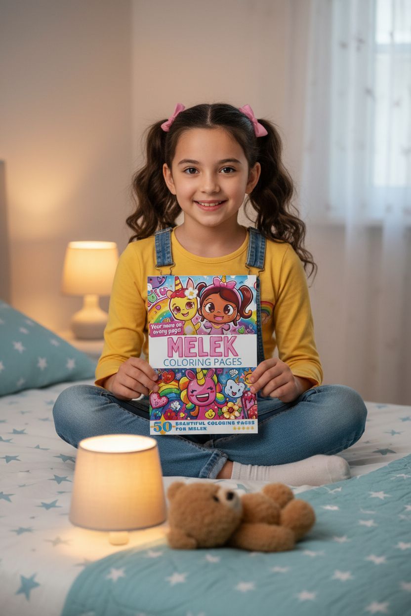 Melek personal coloring pages