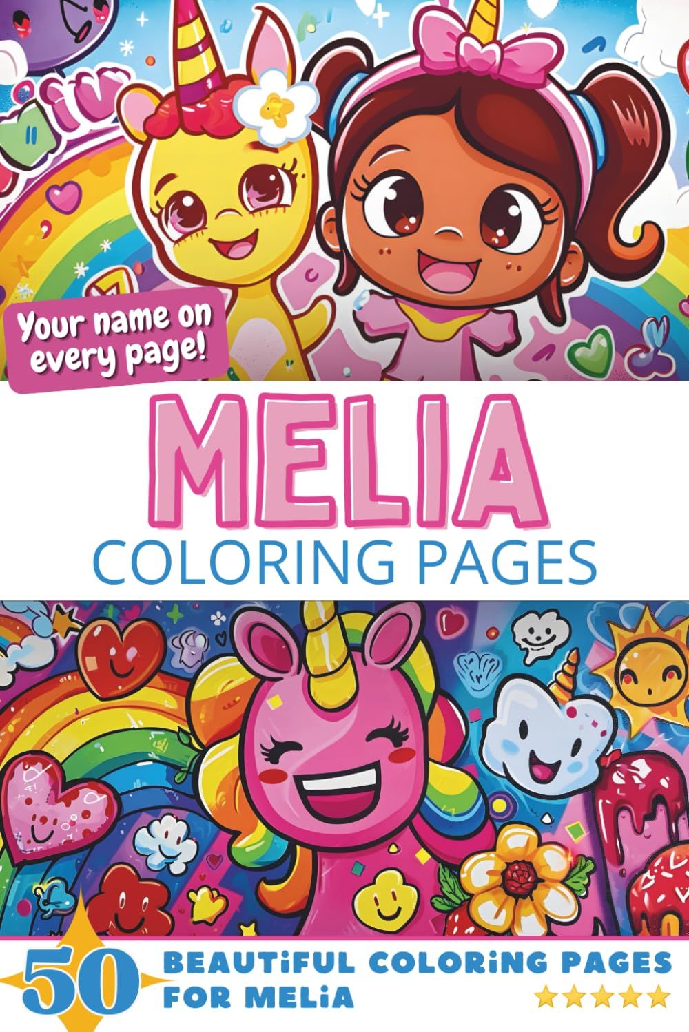 Melia Coloring Book Cover
