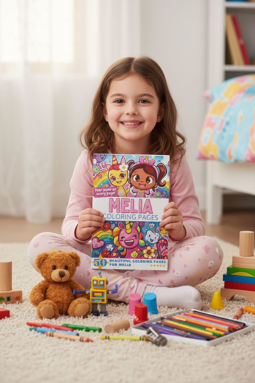 Melia personal coloring pages