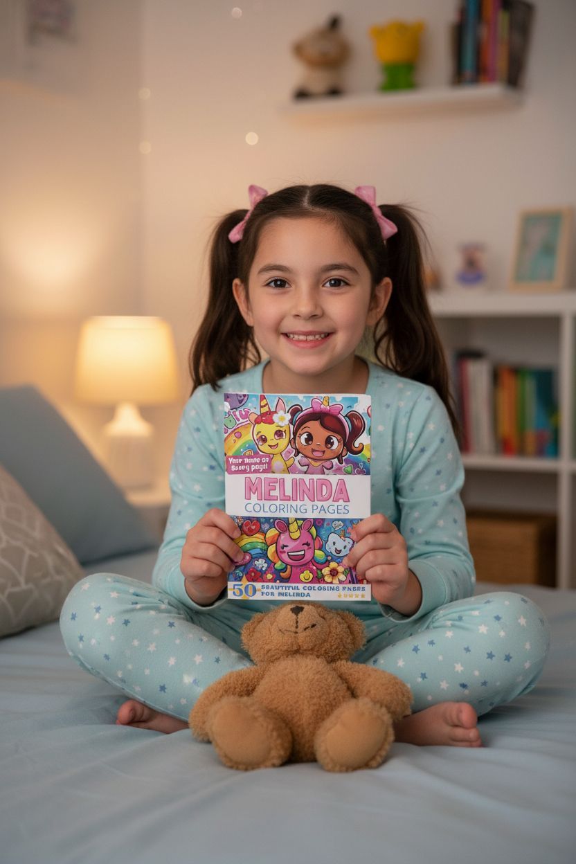 Melinda personal coloring pages