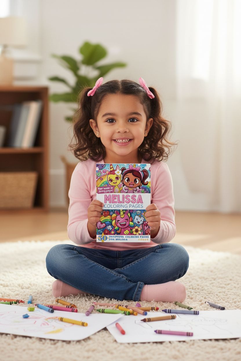 Melissa personal coloring pages