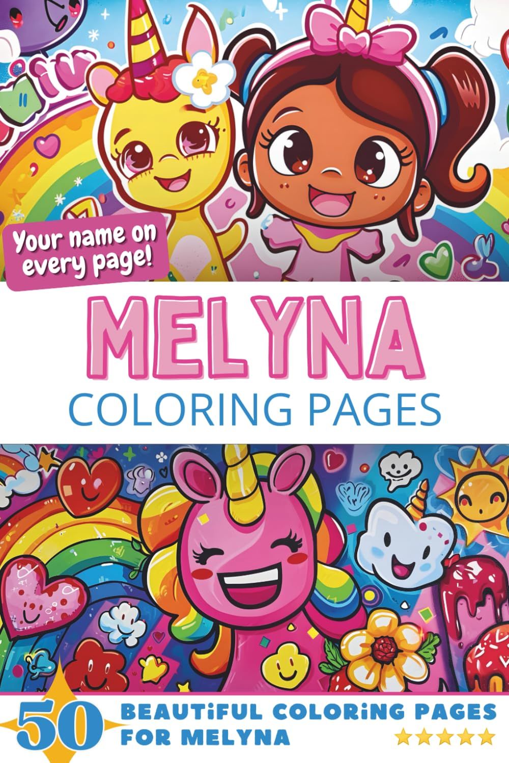 Melyna Coloring Book Cover