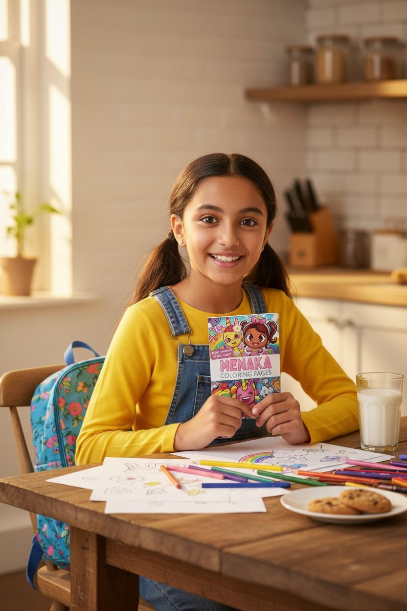 Menaka personal coloring pages