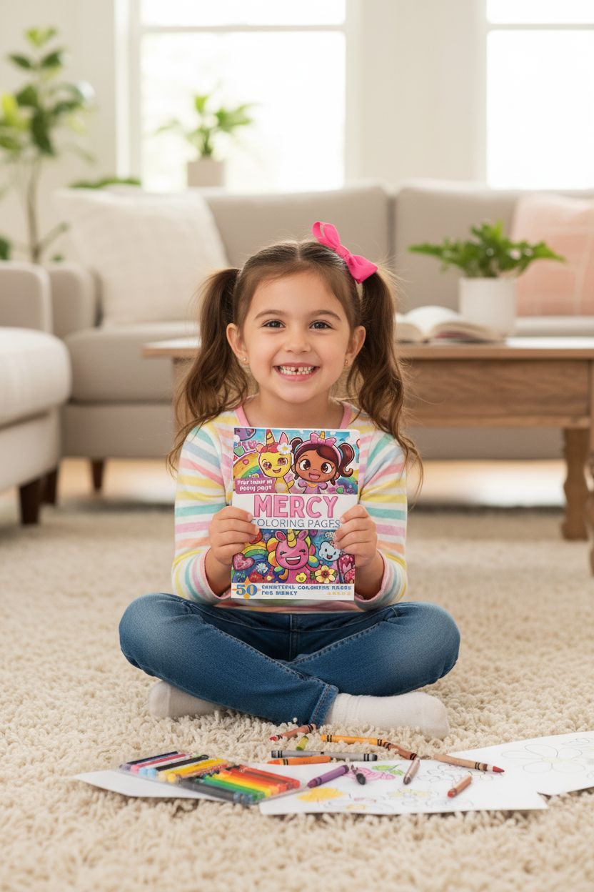 Mercy personal coloring pages