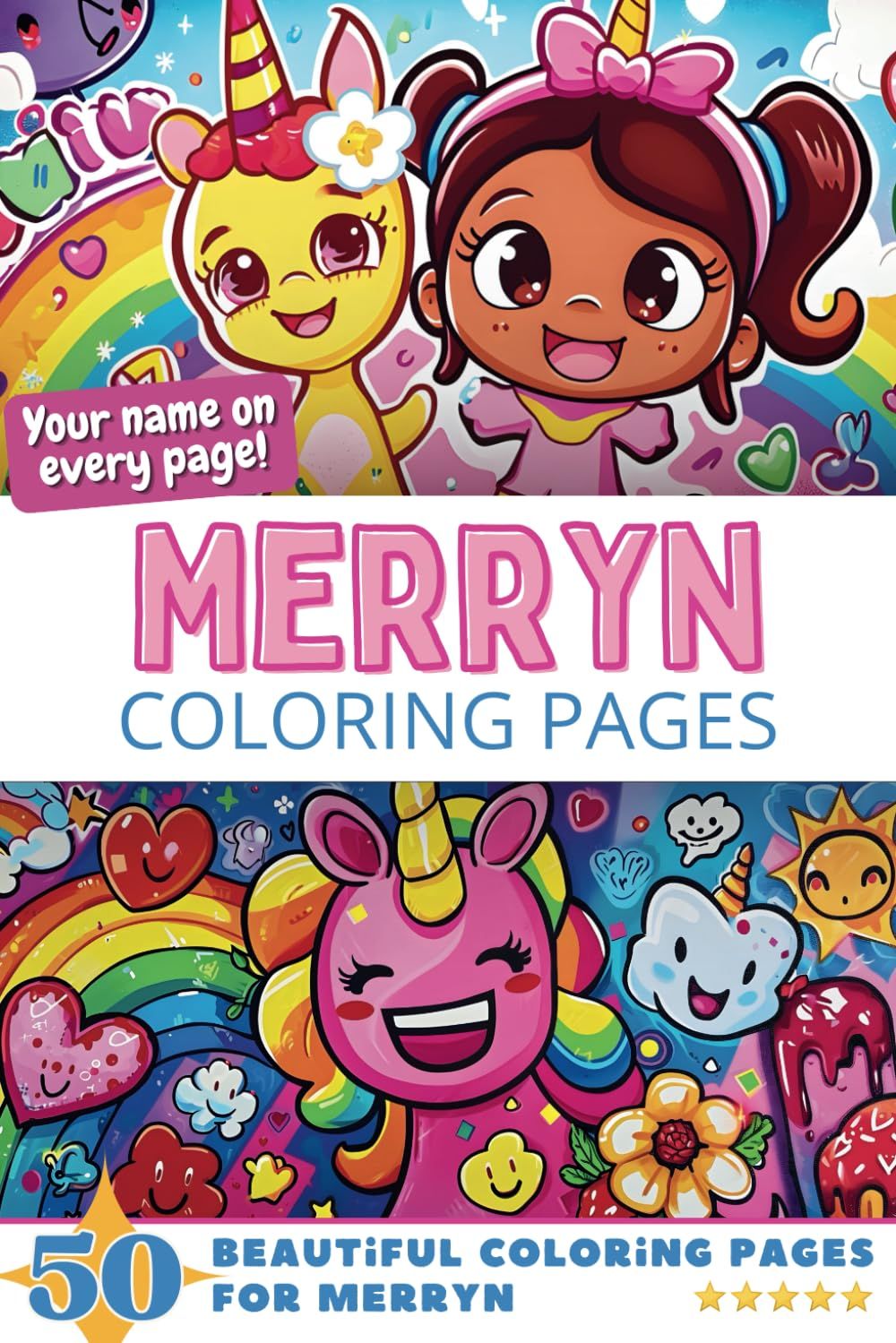 Merryn Coloring Book Cover