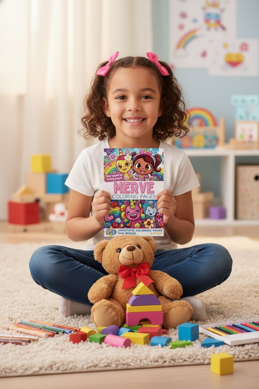 Merve personal coloring pages