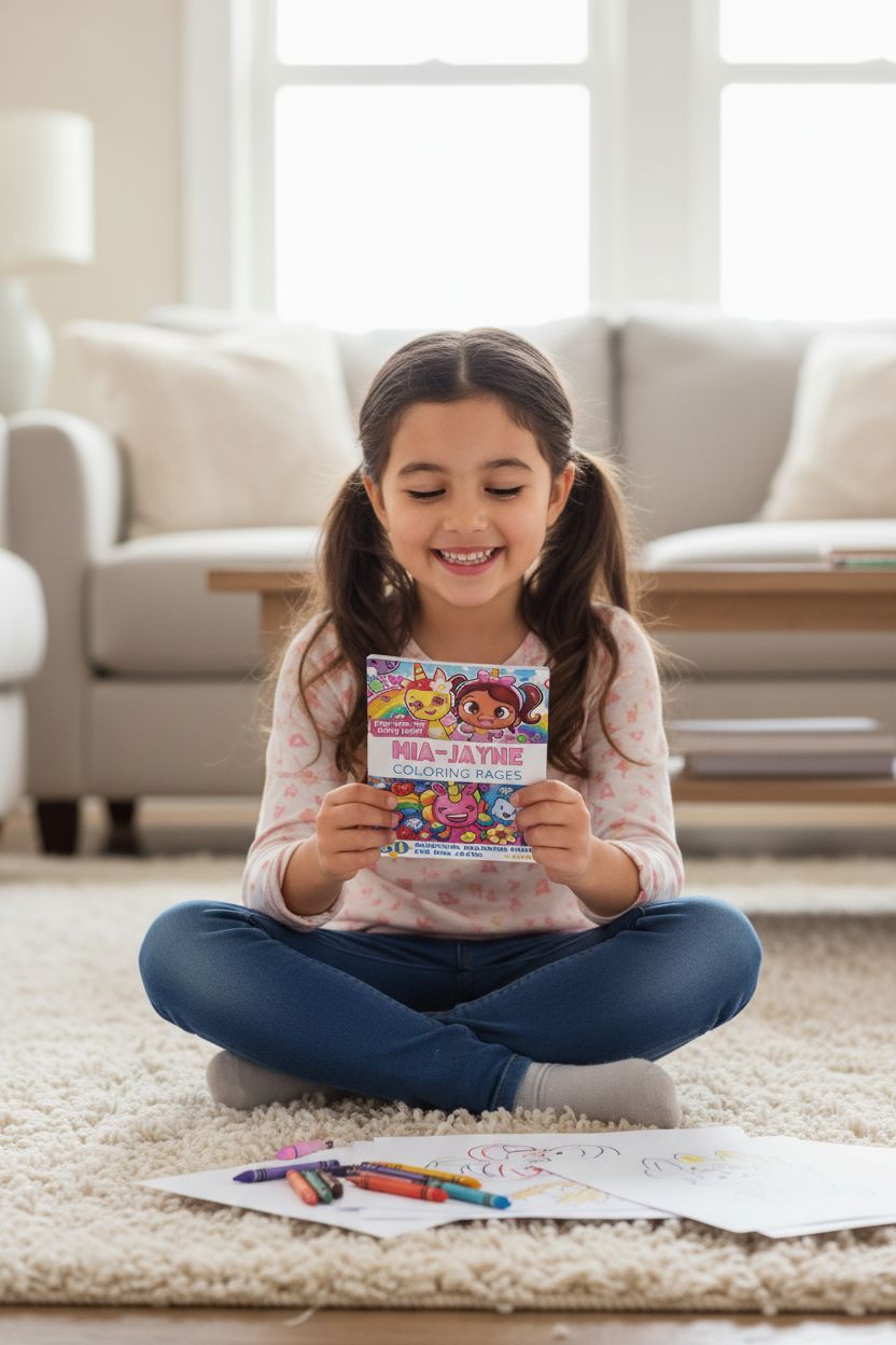 Mia-Jayne personal coloring pages
