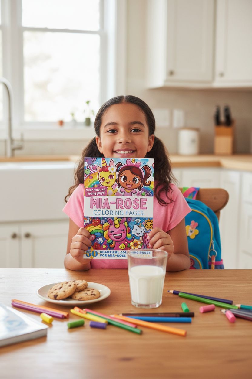 Mia-Rose personal coloring pages