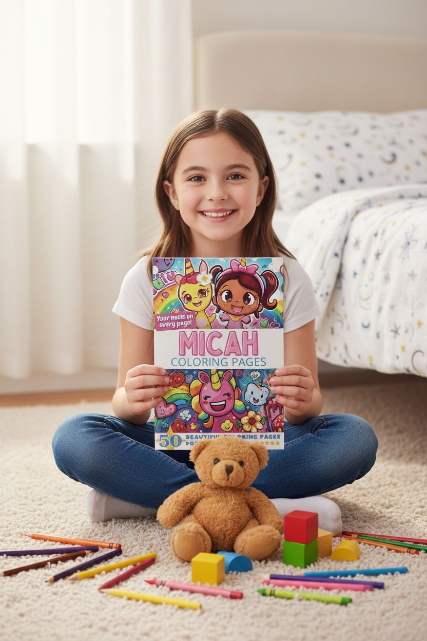 Micah personal coloring pages