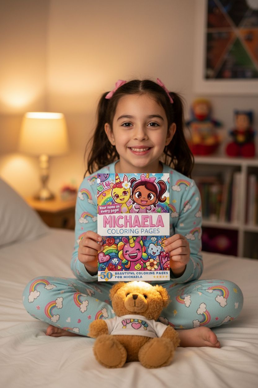 Michaela personal coloring pages