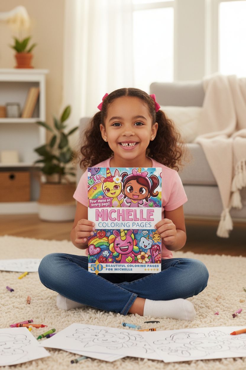 Michelle personal coloring pages
